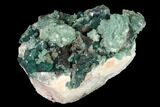 Heulandite & Apophyllite Crystals w/ Celadonite Inclusions -India #168818-1